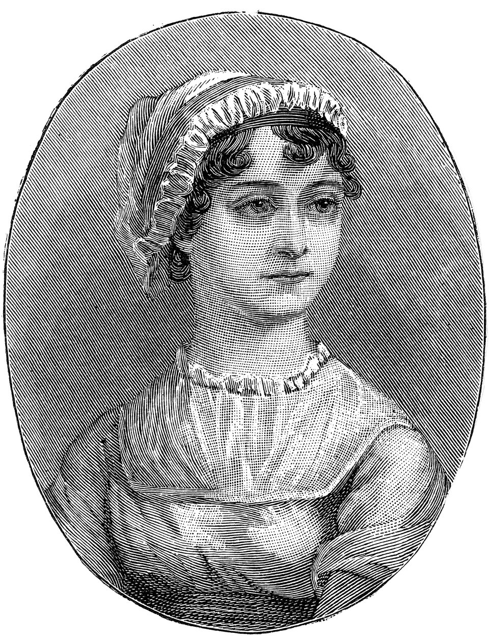 Jane Austen 1775-1817, romanziera inglese da Unbekannt