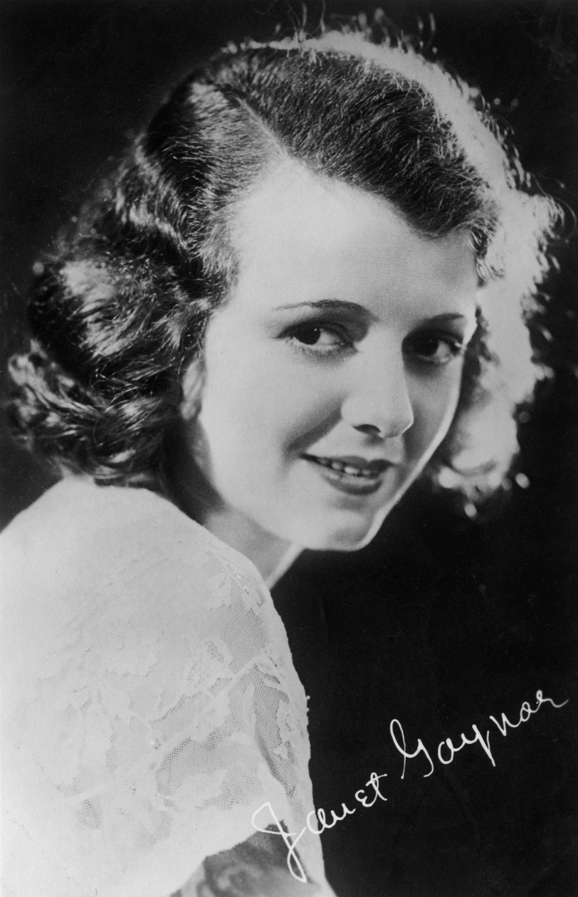 Janet Gaynor 1906-1984, attrice americana, XX secolo da Unbekannt