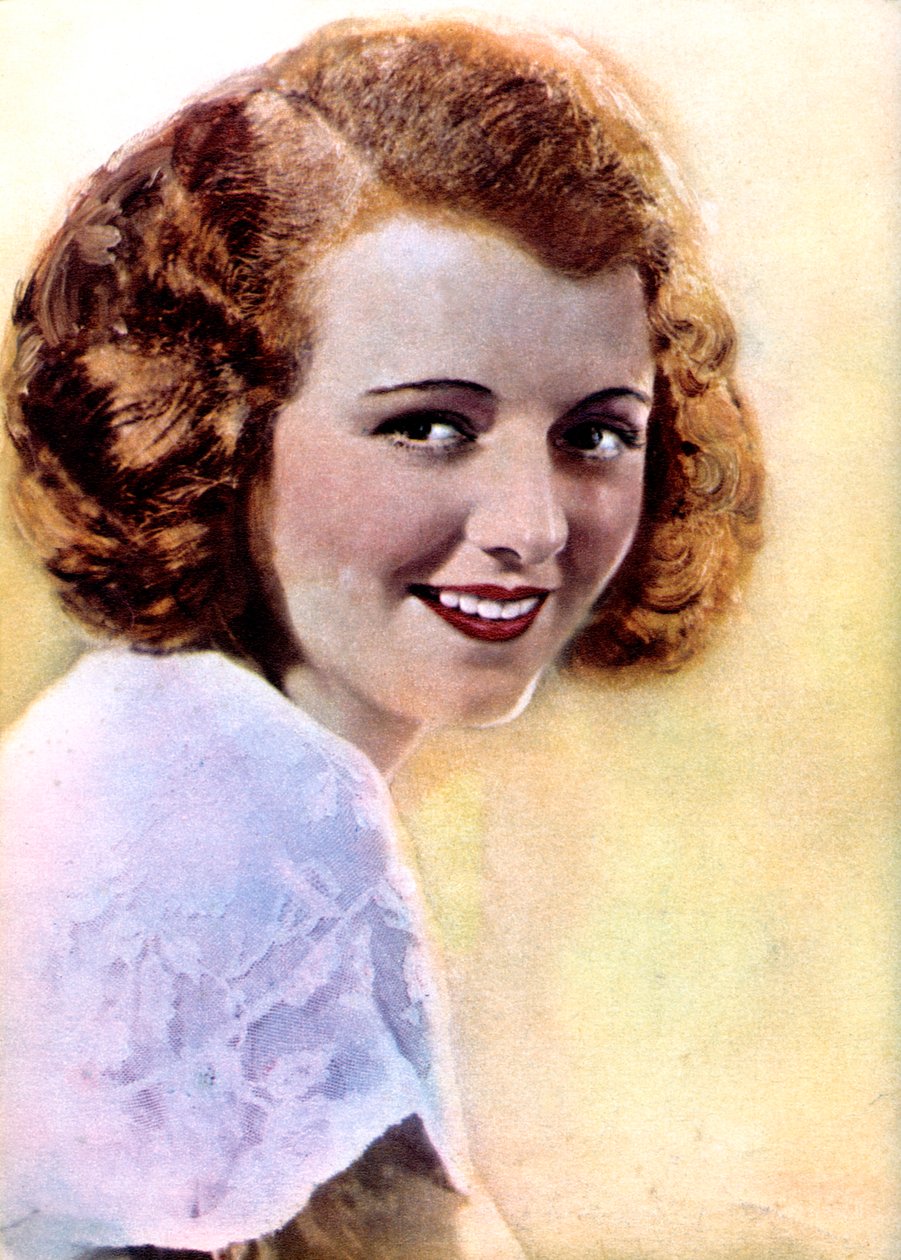 Janet Gaynor, attrice americana, 1934-1935 da Unbekannt