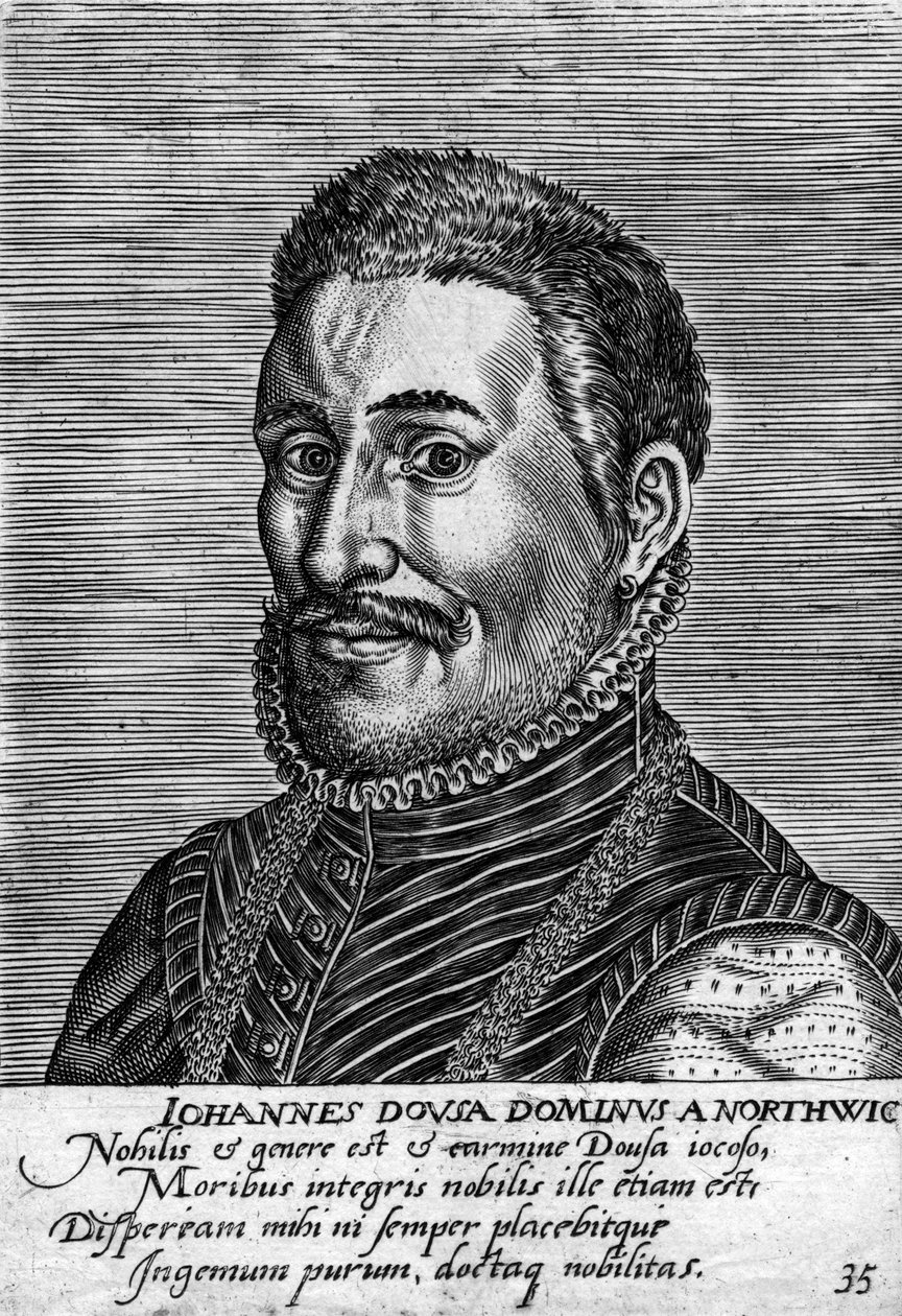 Janus Dousa 1545-1604, statista, storico, poeta e filologo olandese da Unbekannt