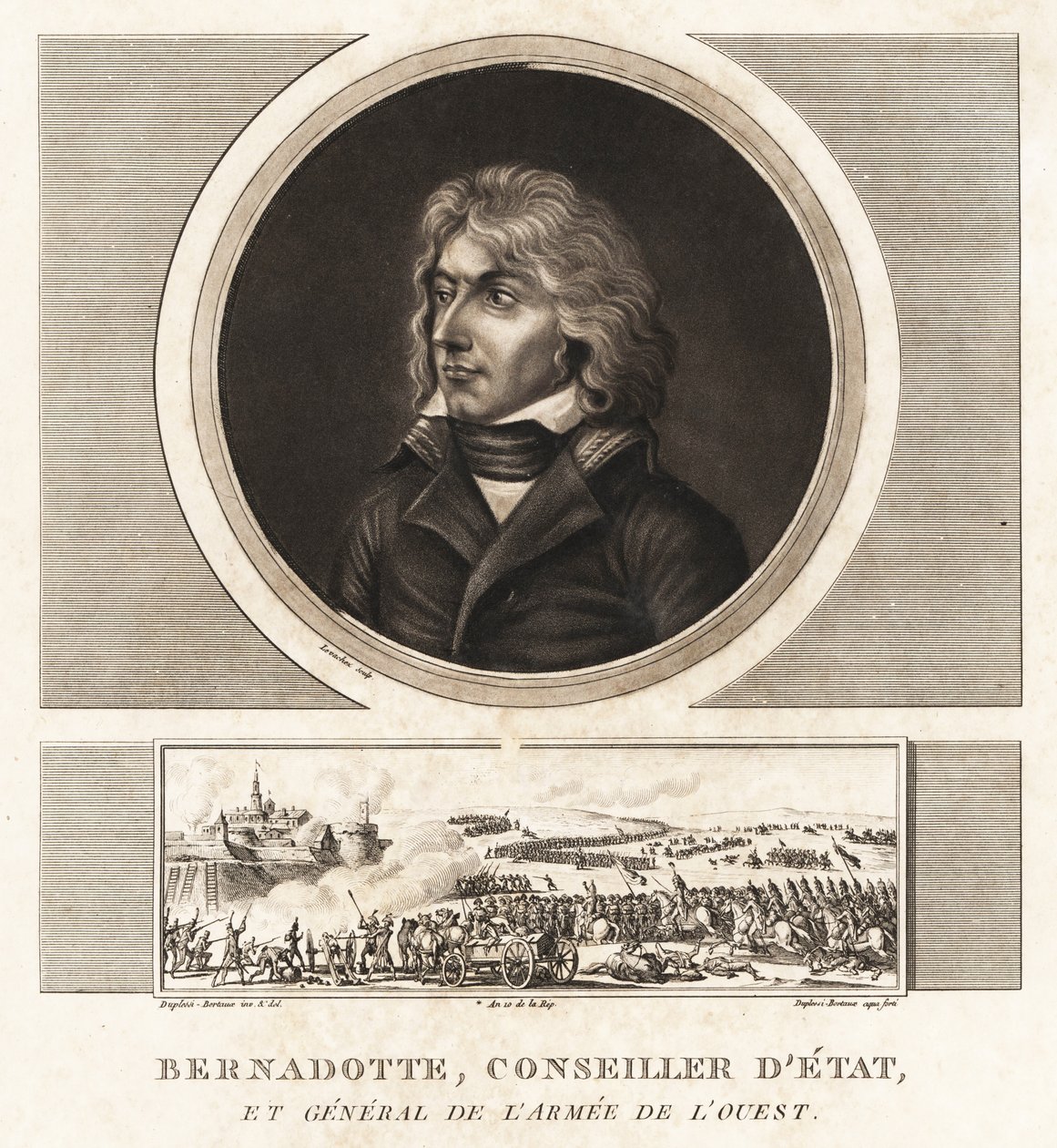 Jean-Baptiste Jules Bernadotte, consigliere di Stato, poi re Carlo XIV Giovanni di Svezia e Norvegia (1763-1844) da Unbekannt