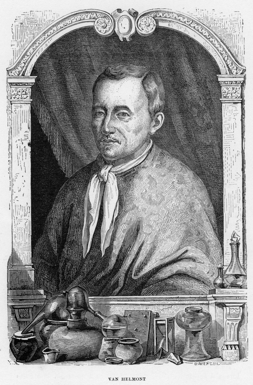 Jean Baptiste von Helmont, medico e chimico belga, 1870 da Unbekannt