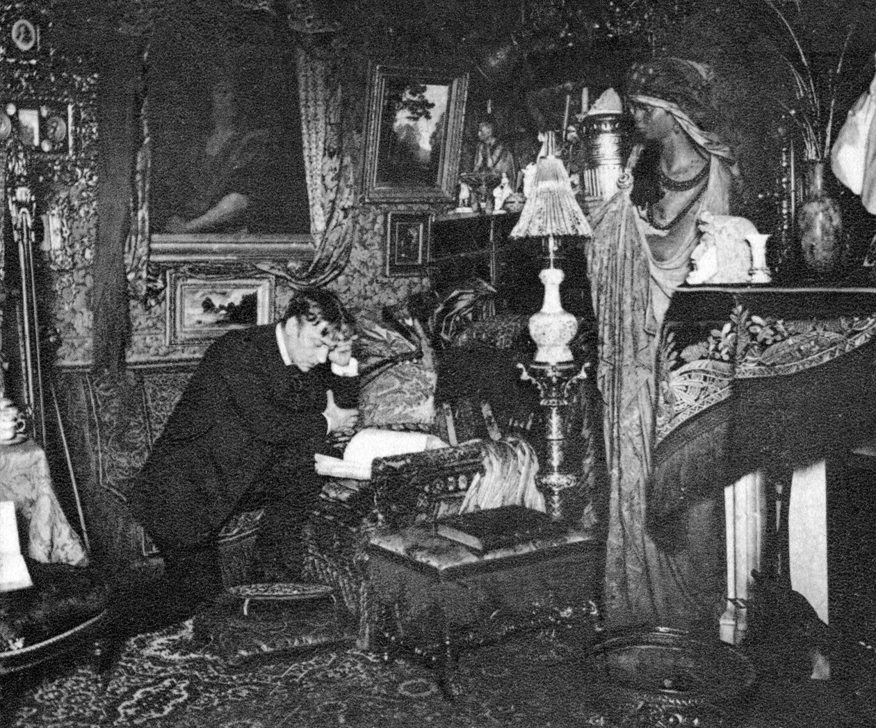Jean Mounet-Sully, attore francese, 1910 da Unbekannt