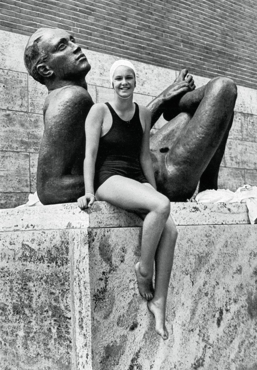 Jeanette Campbell, nuotatrice argentina, Olimpiadi di Berlino, 1936 da Unbekannt