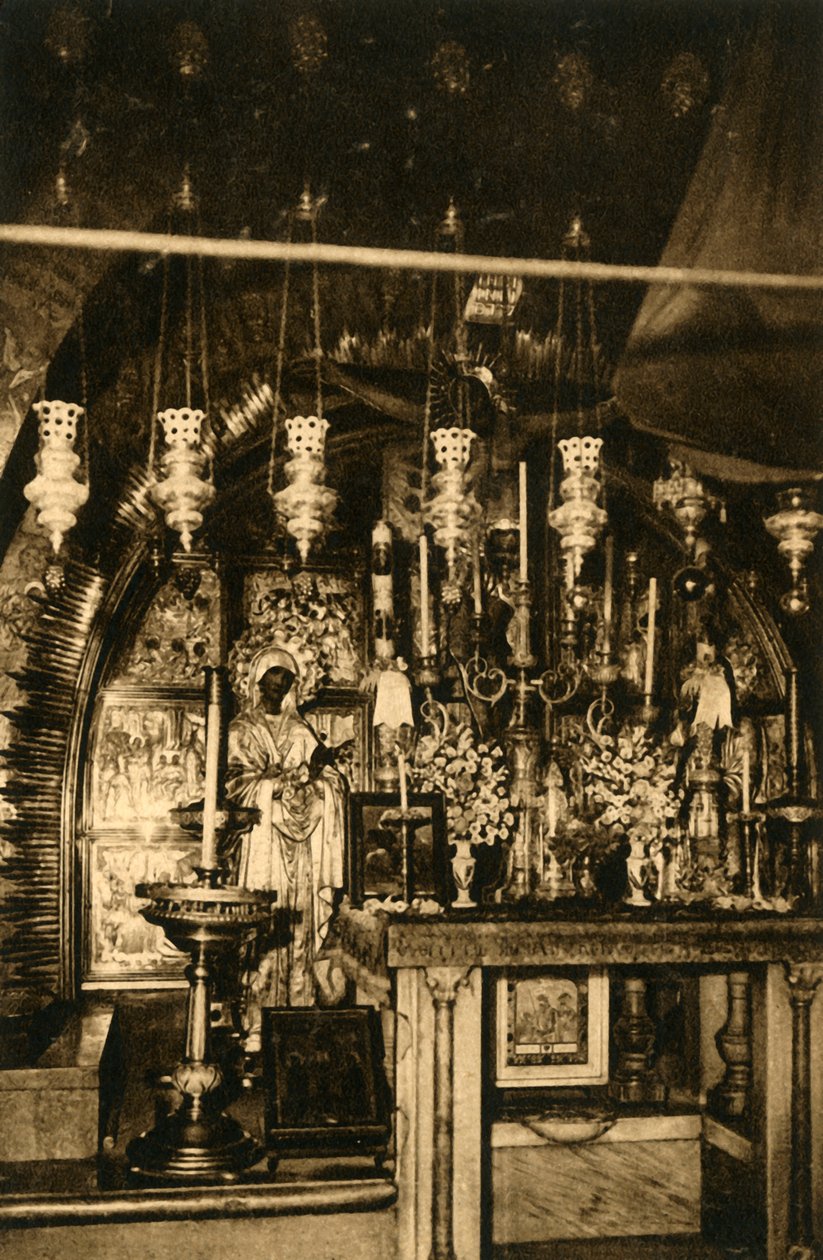 Gerusalemme - Chiesa del Santo Sepolcro - Calvario, c1918-c1939 da Unbekannt