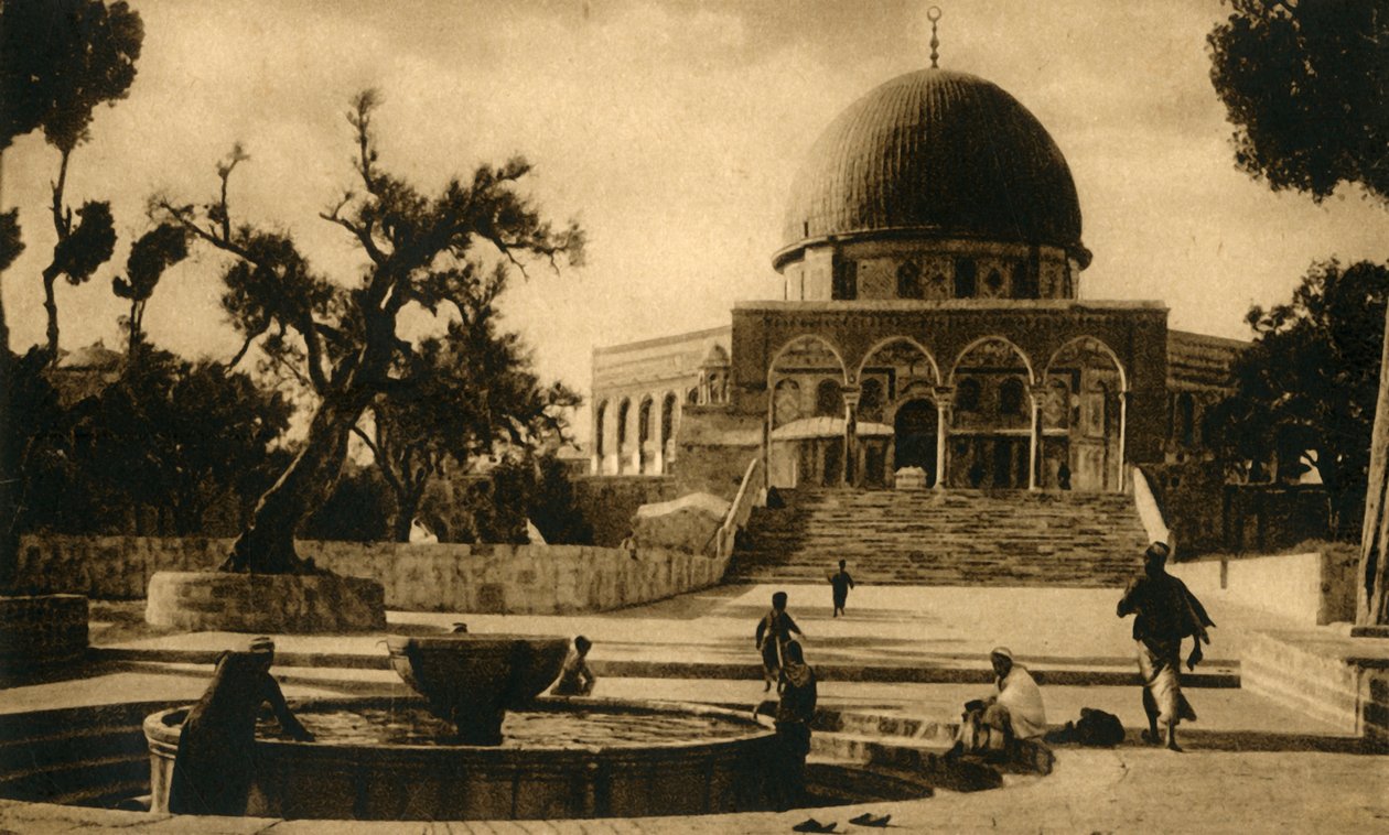 Gerusalemme - Moschea di Omar, c1918-c1939 da Unbekannt