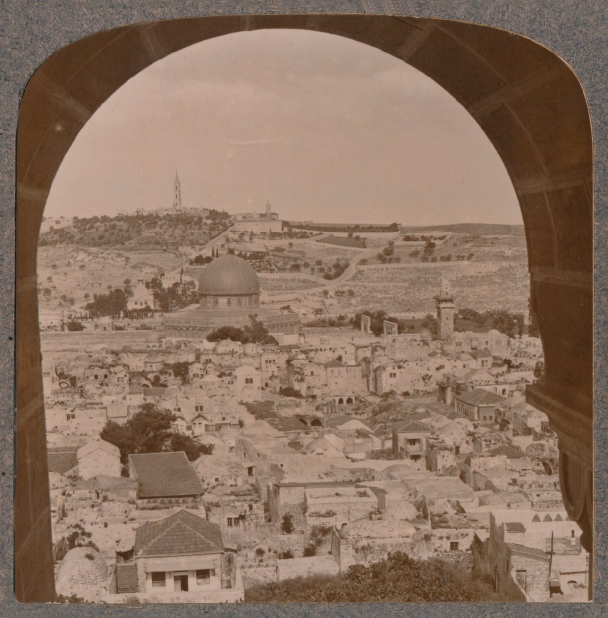 Gerusalemme dal campanile della Chiesa Protestante, c1900 da Unbekannt