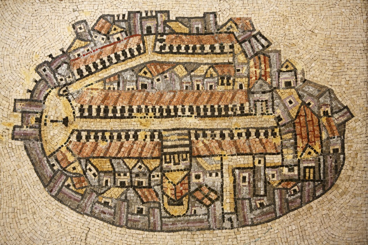 Mosaico del tempio di Gerusalemme, Gerusalemme, Israele da Unbekannt