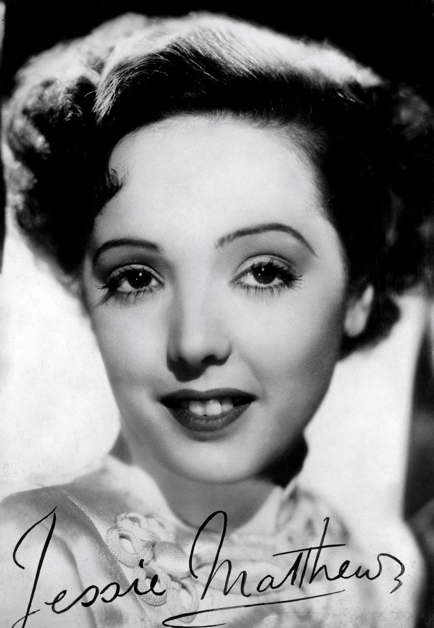 Jessie Matthews 1907-1981, attrice, ballerina e cantante inglese, c1930s-c1940s da Unbekannt