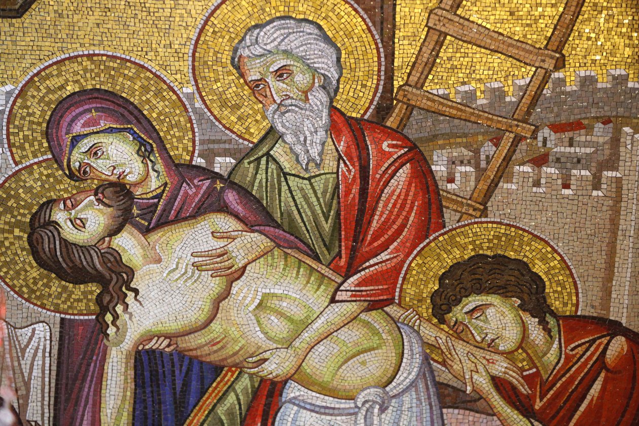 Gesù deposto dalla croce, (dettaglio) da Unbekannt