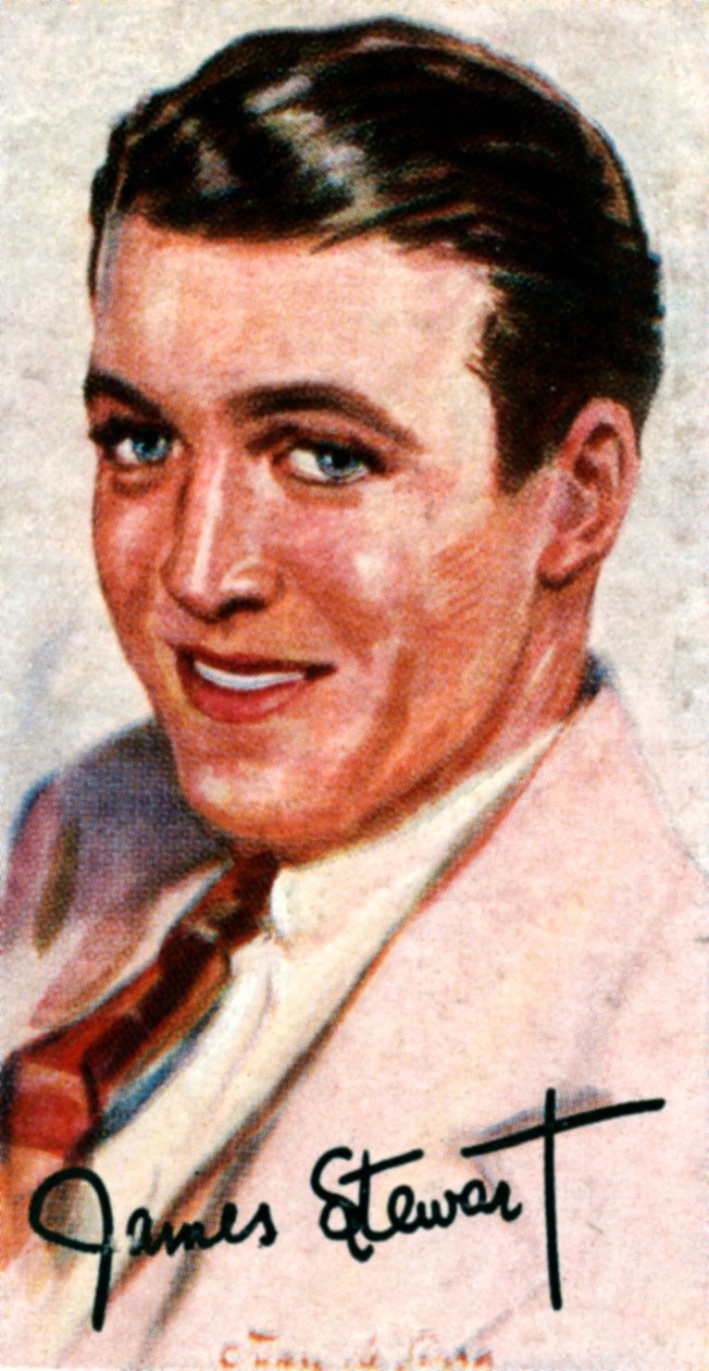 Jimmy Stewart, 1908-1997, attore cinematografico e teatrale americano vincitore dell