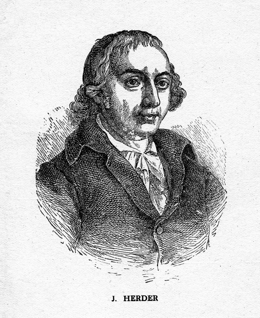 Johann Gottfried von Herder, poeta, critico, teologo e filosofo tedesco, XIX secolo da Unbekannt