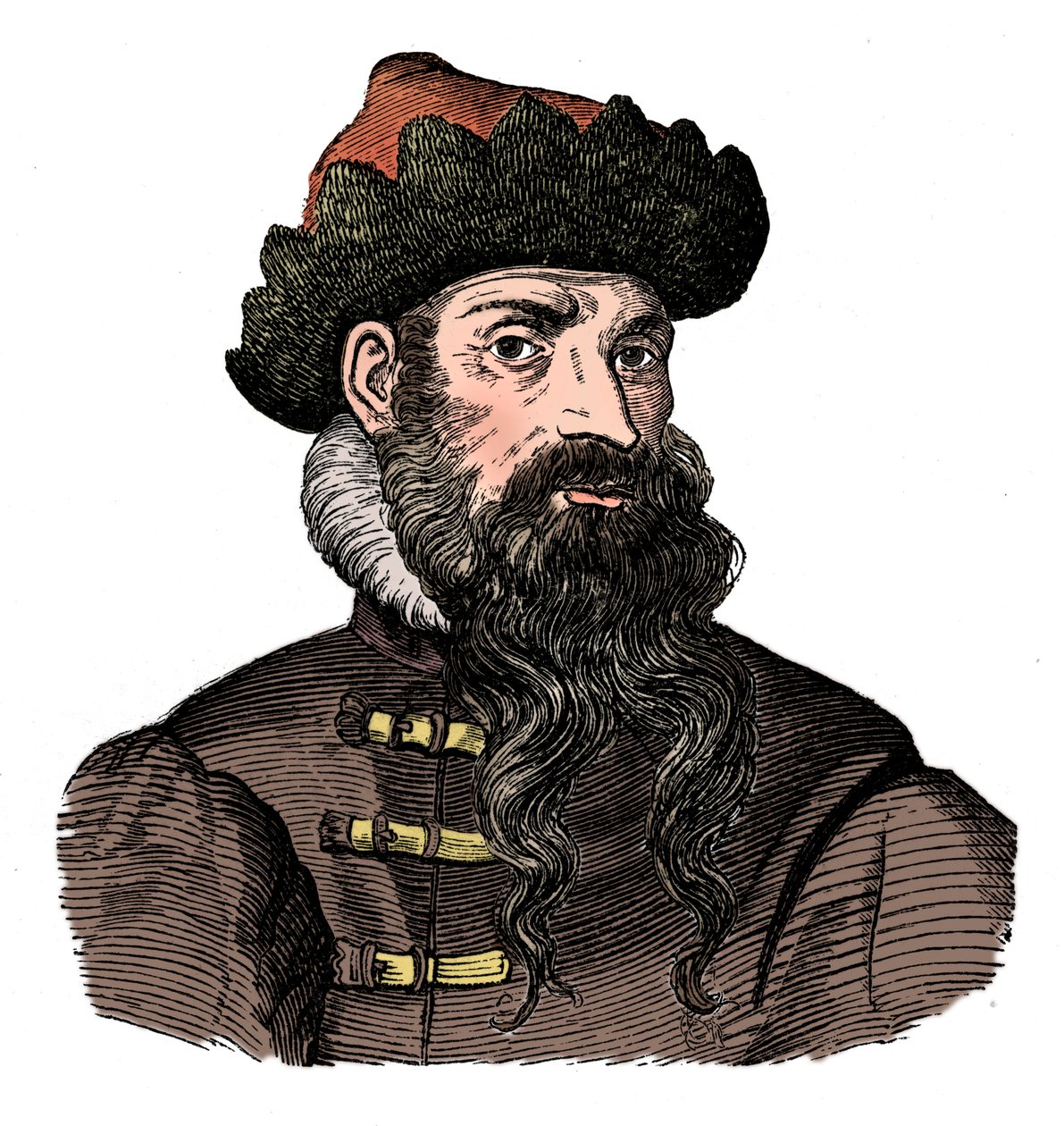 Johann Gutenberg, metalmeccanico e inventore tedesco, XVI secolo, 1870 da Unbekannt