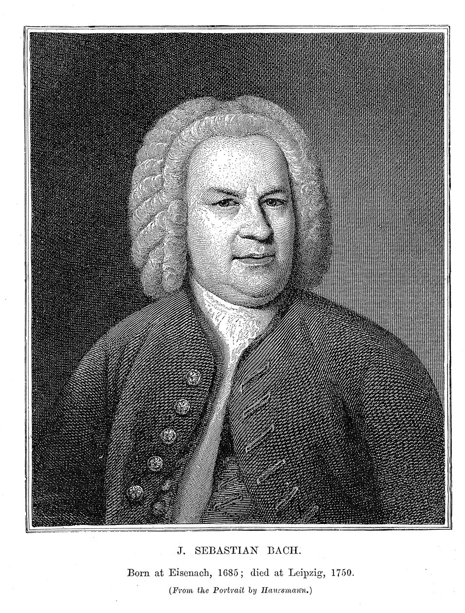 Johann Sebastian Bach, compositore e organista tedesco da Unbekannt