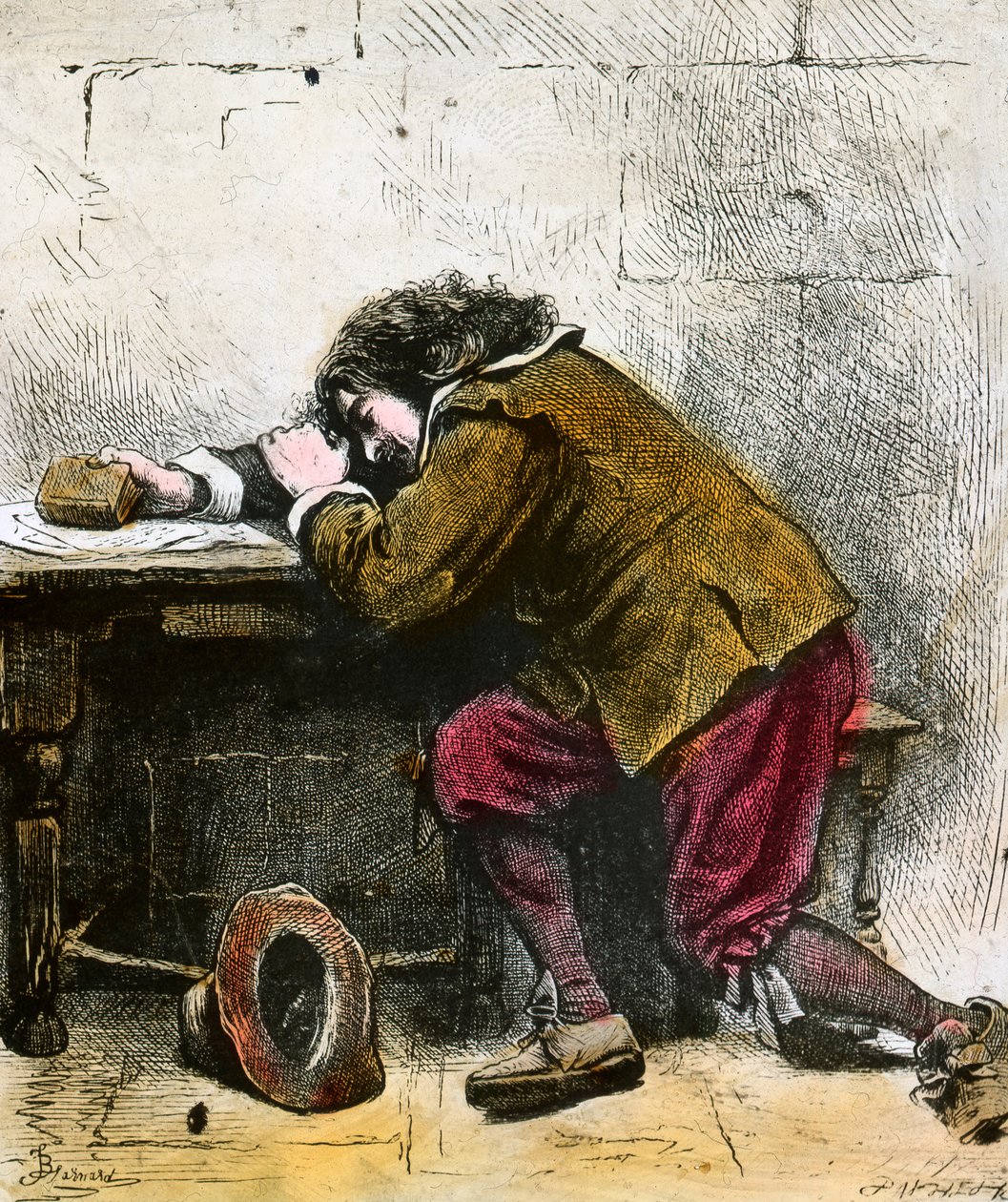 John Bunyan che sogna, XVII secolo fine XIX o inizio XX secolo da Unbekannt