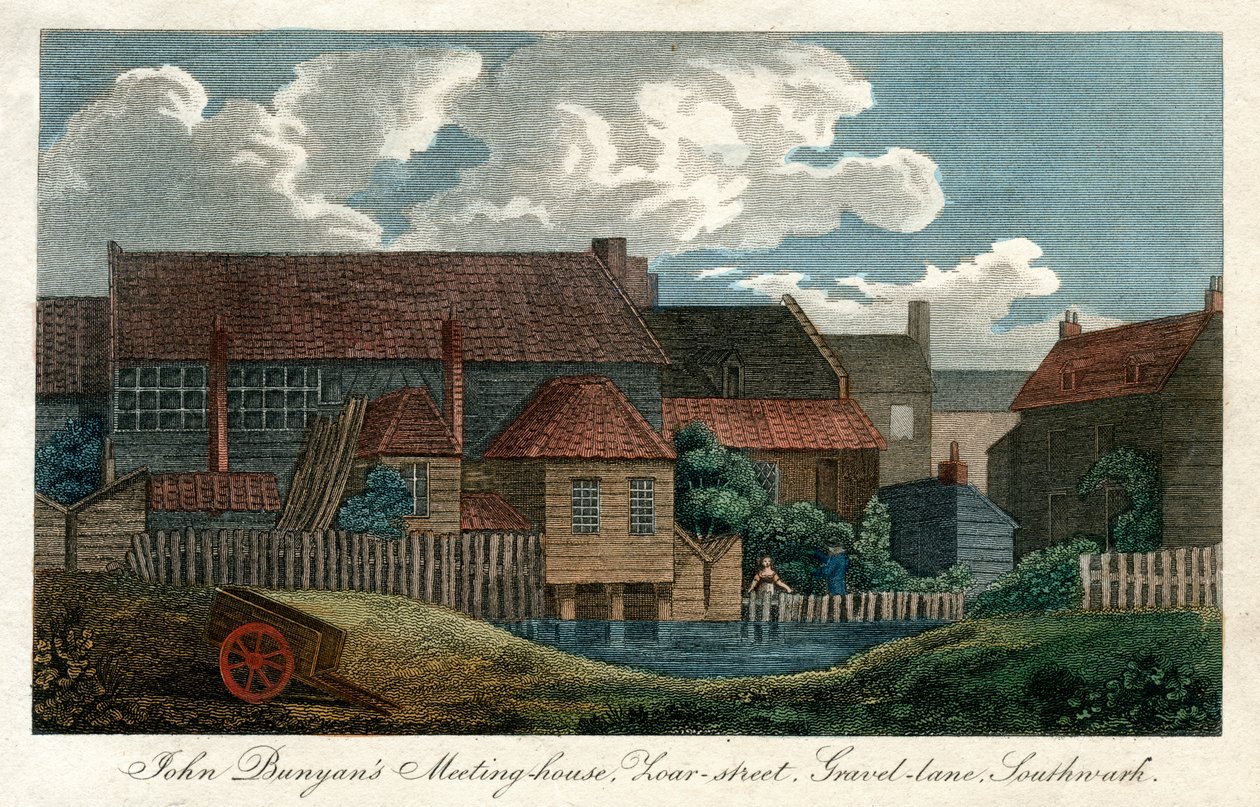 Casa di riunione di John Bunyan, Zoar-street, Gravel-Lane, Southwark, Londra da Unbekannt