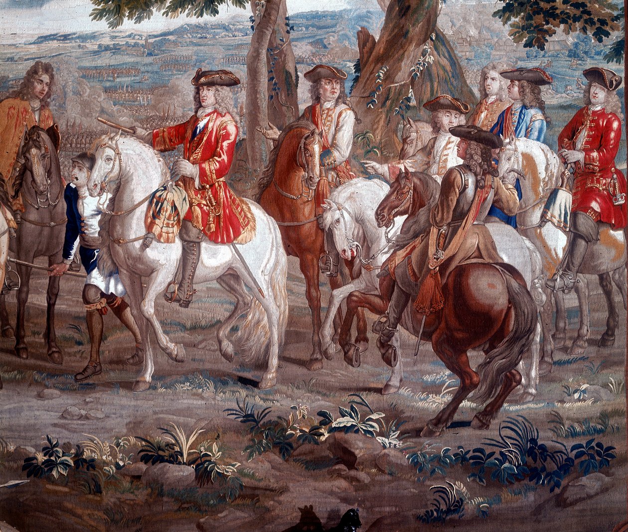 John Churchill, Duca di Marlborough 1650-1722 soldato inglese, alla Battaglia di Blenheim, 1704 da Unbekannt