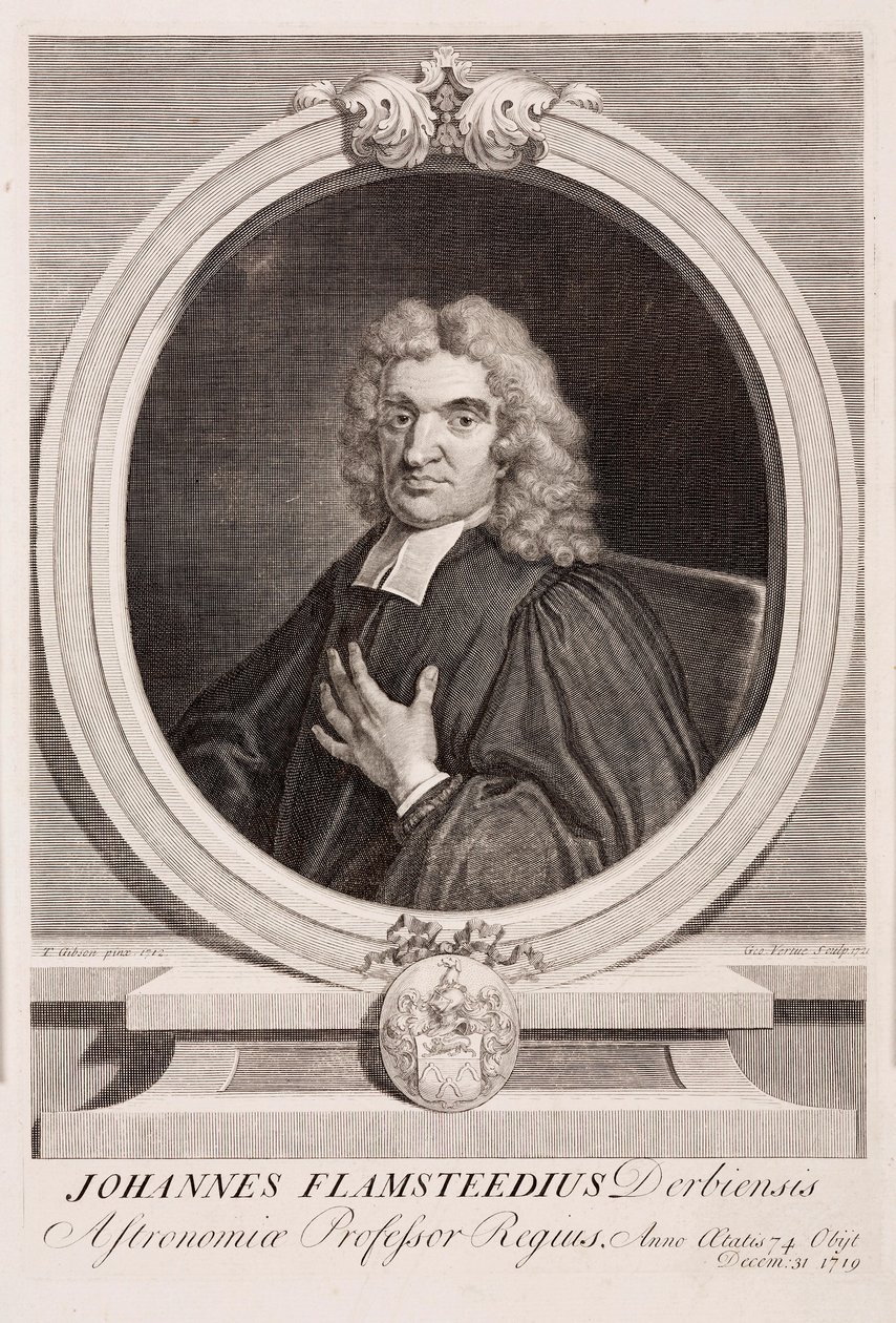 John Flamsteed, astronomo da Unbekannt