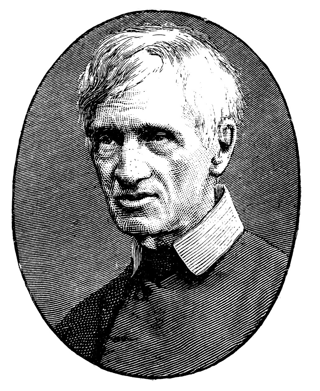 John Henry Newman in vecchiaia, studioso e teologo britannico, 1879 da Unbekannt