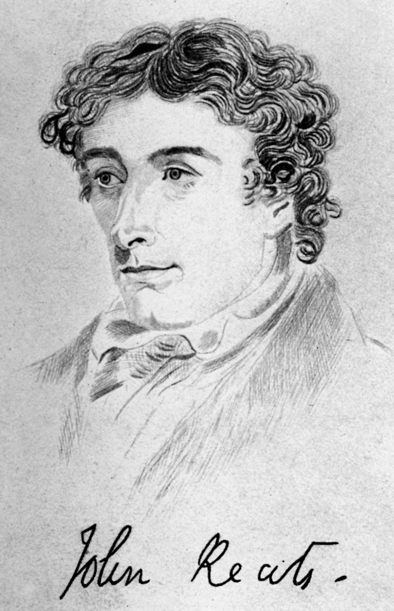 John Keats, poeta inglese, 1912 da Unbekannt