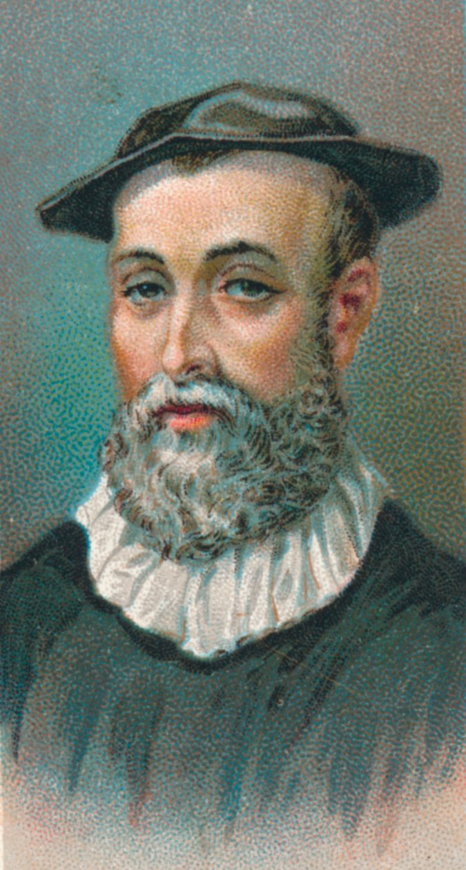 John Knox c1514-1572, riformatore religioso scozzese, 1924 da Unbekannt