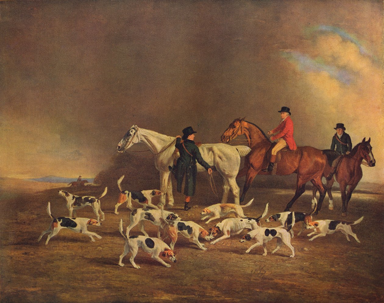 John Powlett e i suoi cani, XVIII-XIX secolo, 1929 da Unbekannt