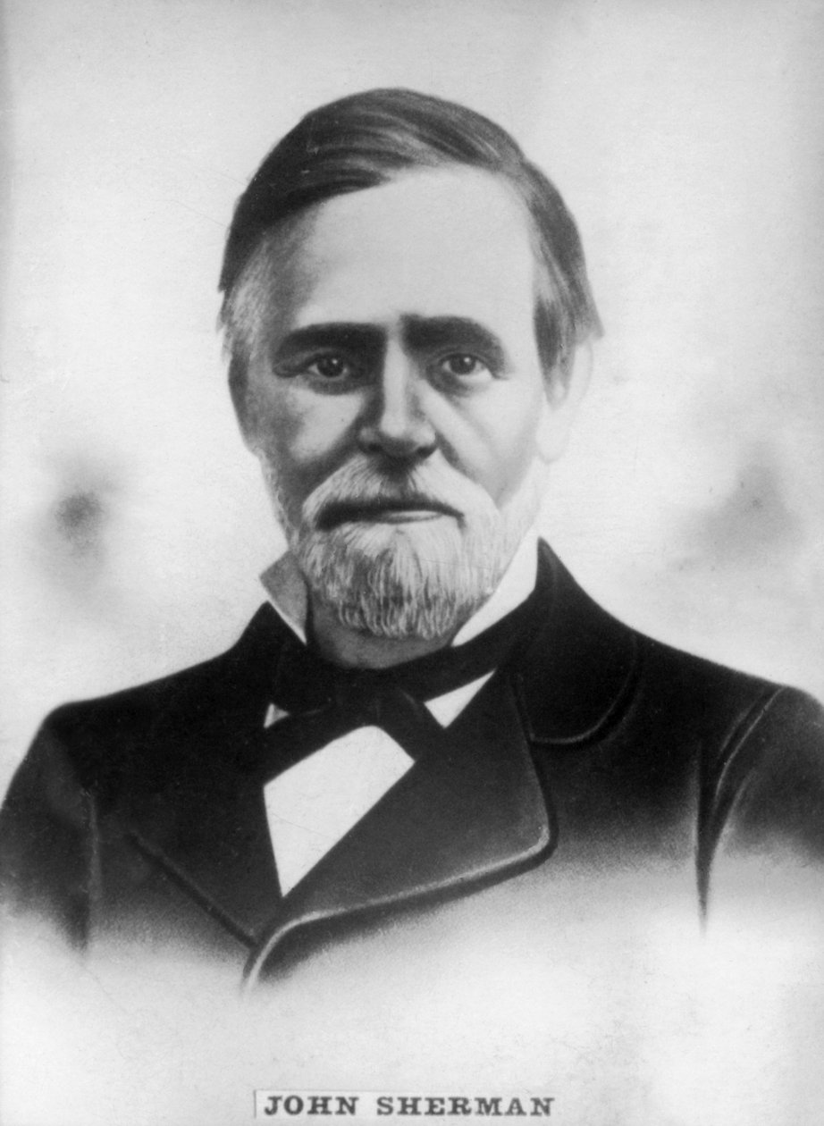John Sherman 1823-1900, rappresentante e senatore repubblicano americano durante la guerra civile, c1910 da Unbekannt