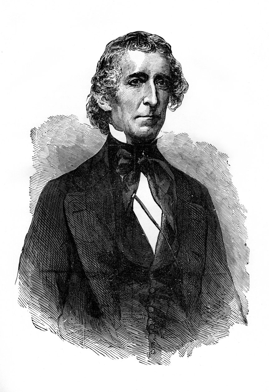 John Tyler, decimo Presidente degli Stati Uniti, 1872 da Unbekannt