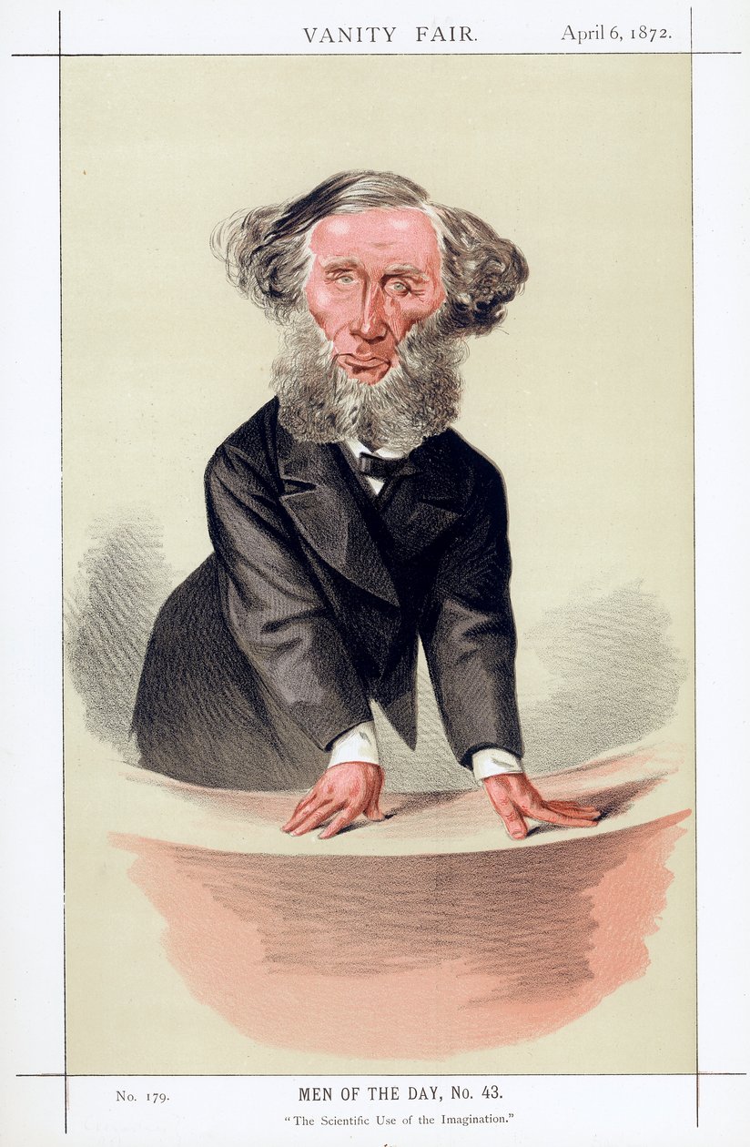 John Tyndall, fisico britannico nato in Irlanda, 1872 da Unbekannt