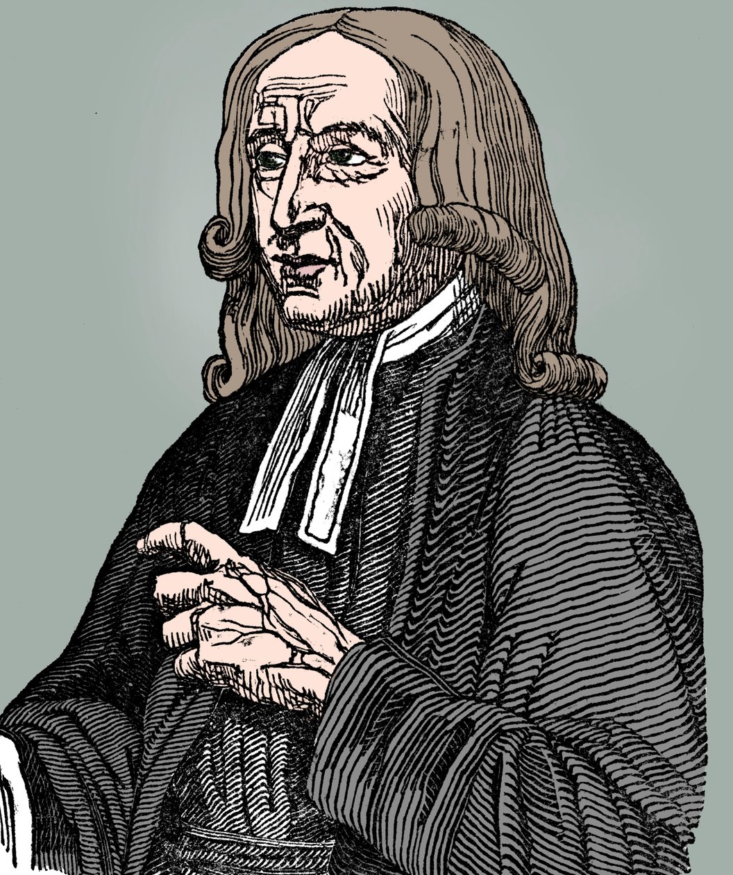 John Wesley, predicatore non conformista inglese del XVIII secolo, 1832 da Unbekannt