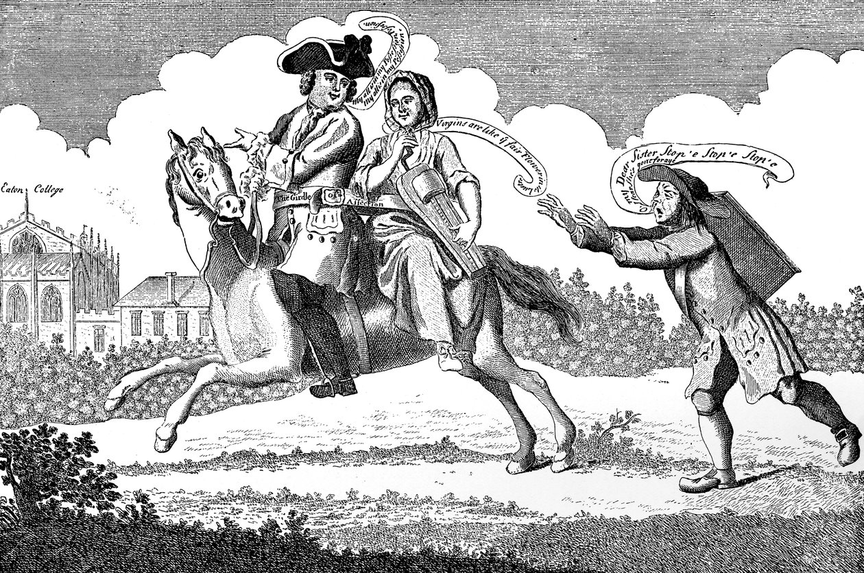 Giovanni di Gaunt a cavallo, o, Marte nel suo viaggio..., 1747 da Unbekannt