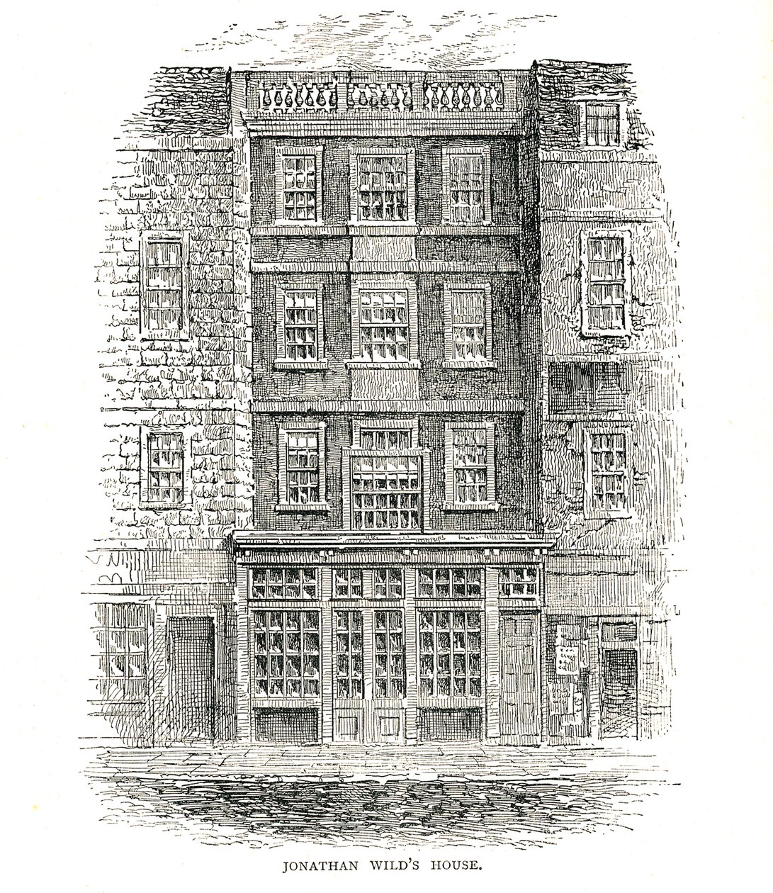 Casa di Jonathan Wild, 1878 da Unbekannt