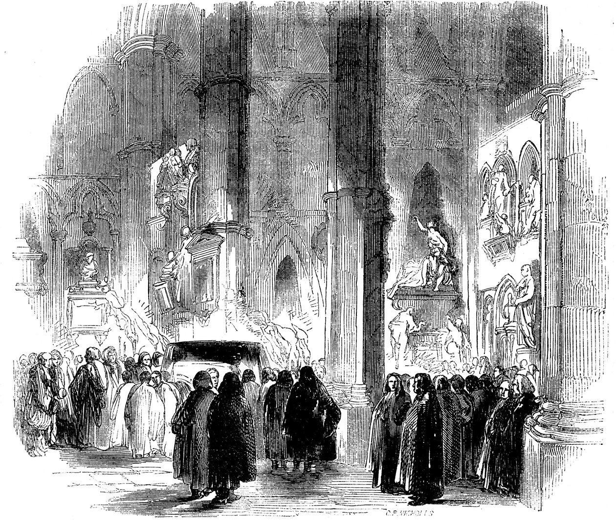 Funerale con torce di Joseph Addison nell