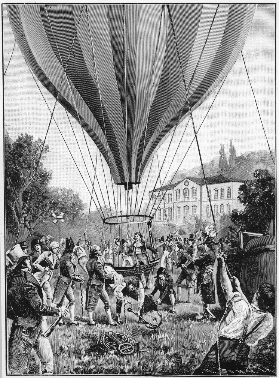 Joseph Louis Gay-Lussac che fa un