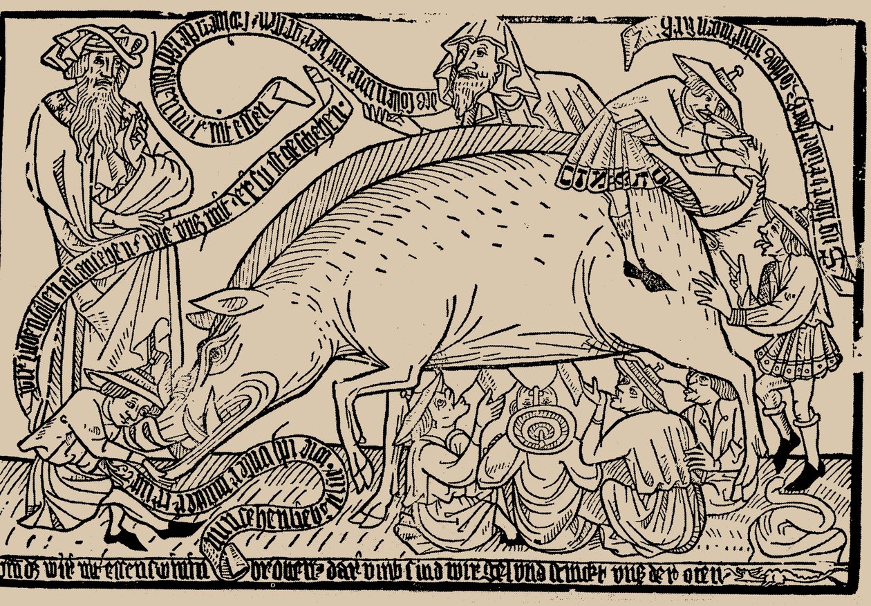 Judensau, ca 1470 da Unbekannt