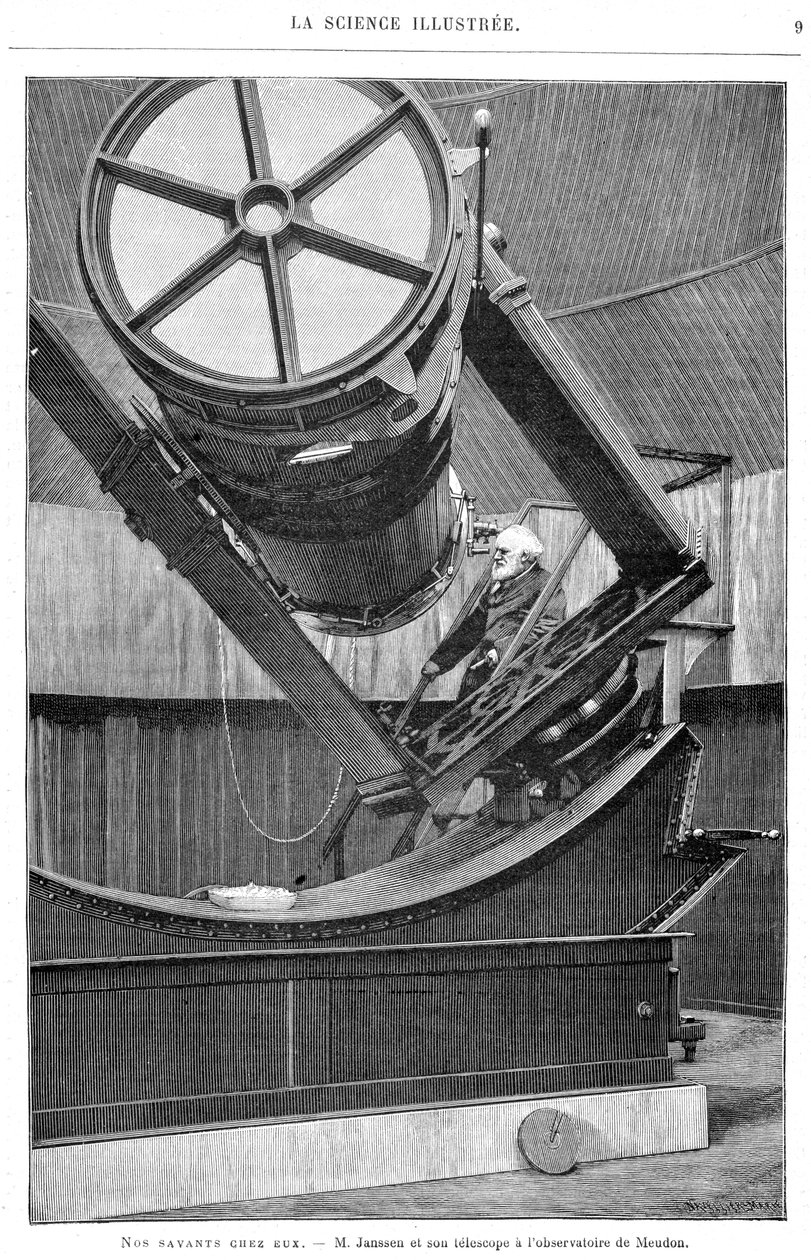 Jules Pierre Cesar Janssen, astronomo francese, 1893 da Unbekannt