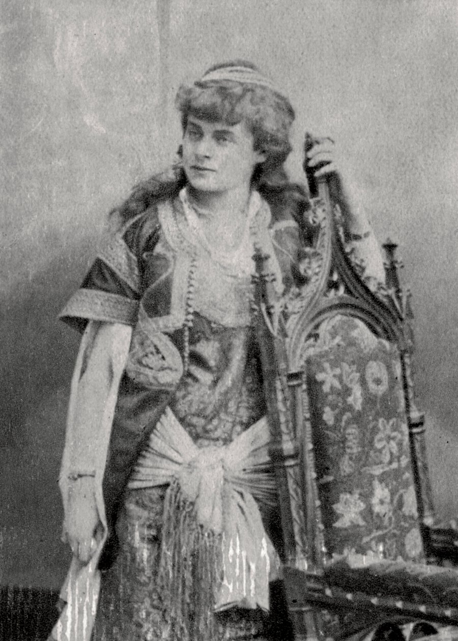 Julie Feyghine, attrice francese, 1881 da Unbekannt