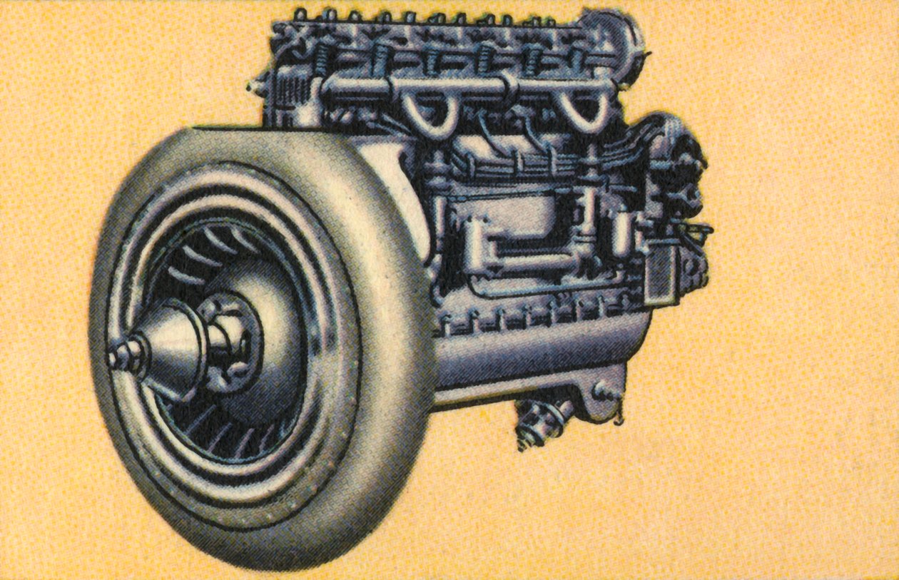 Motore aeroplano Junkers L 1, 80 cavalli, 1932 da Unbekannt
