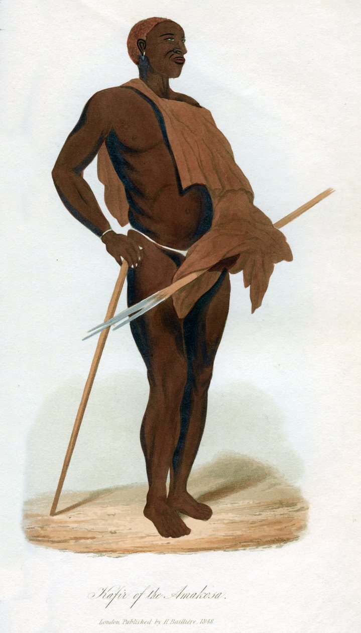 Kafir degli Amakosa, 1848 da Unbekannt