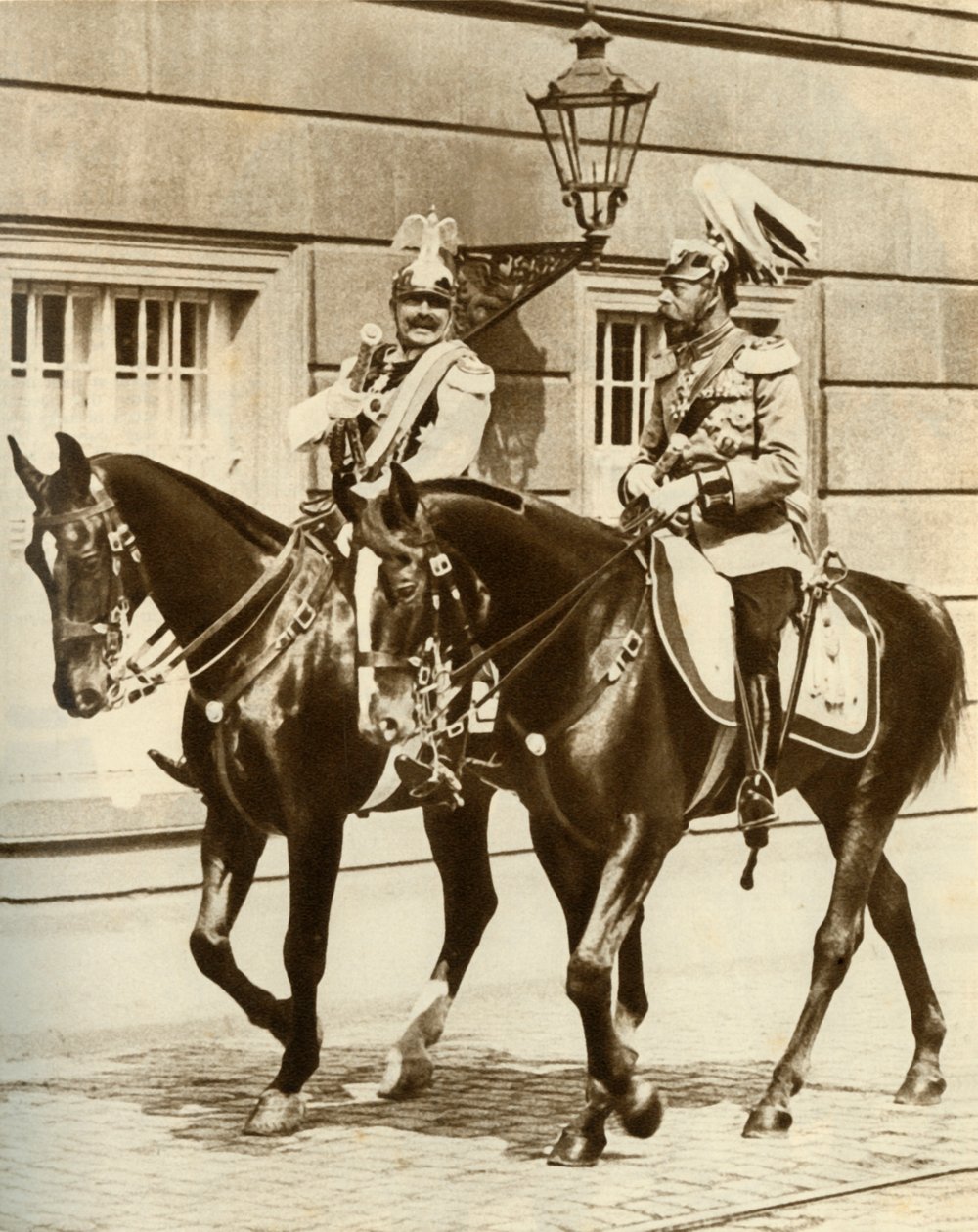 Kaiser Guglielmo II e Re Giorgio V a Berlino, Germania, 1911, 1935 da Unbekannt