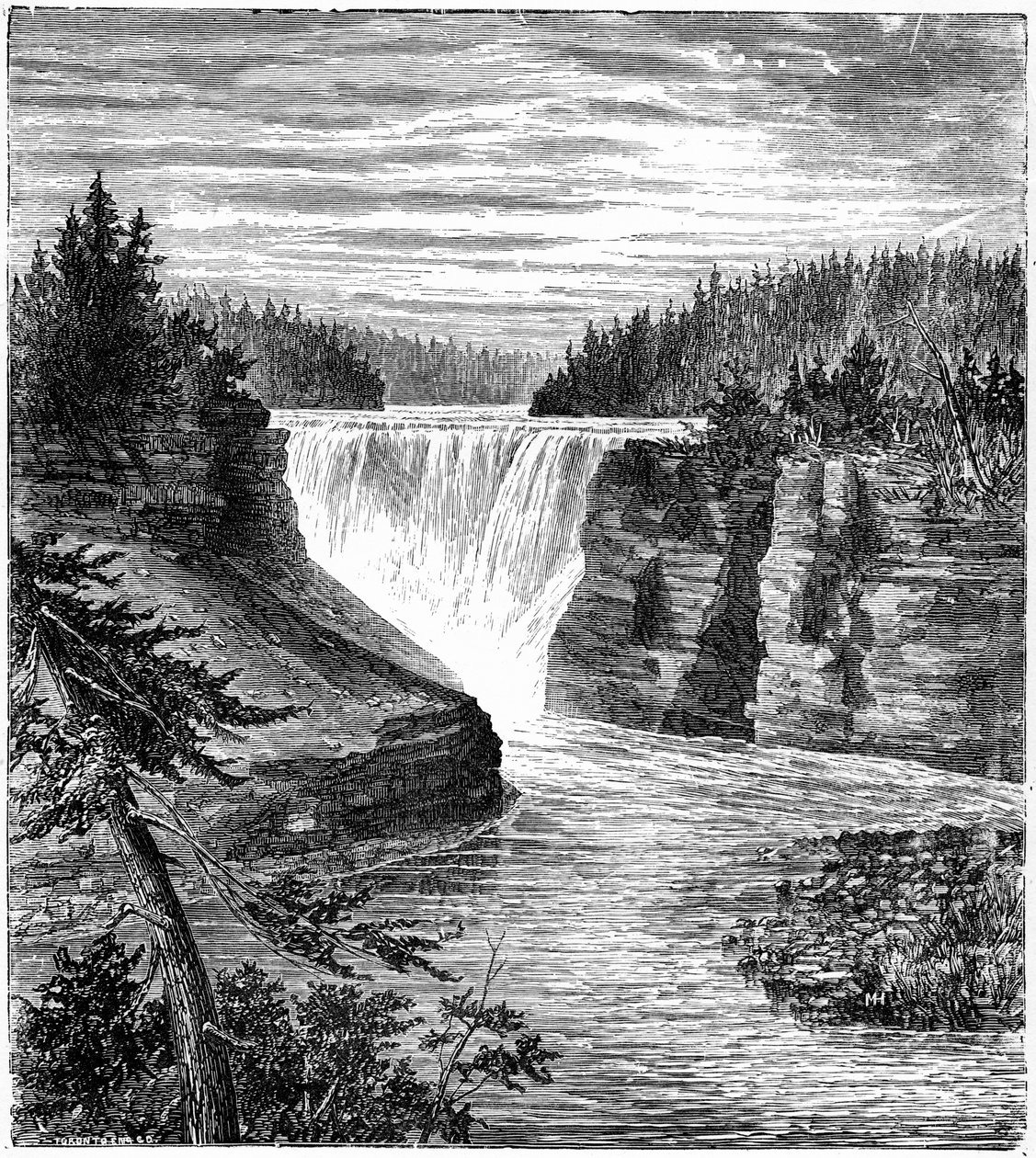 Cascate Kakabeka, Ontario, Canada da Unbekannt