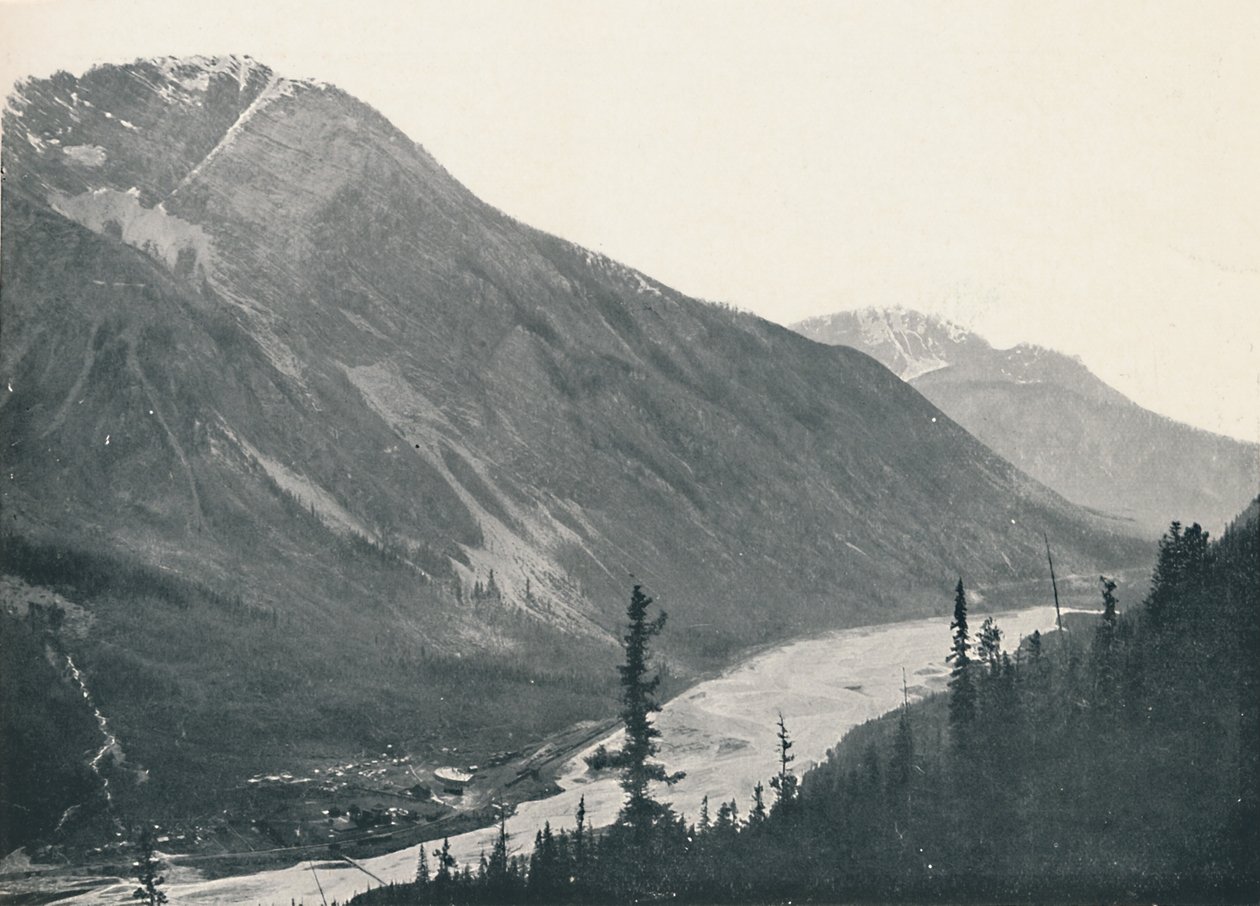 Fiume Kicking Horse, 1916 da Unbekannt