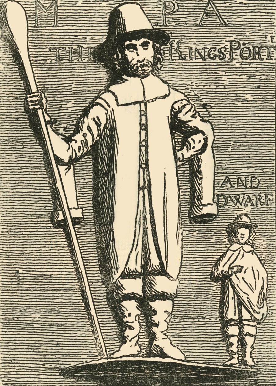 Re Carlo, il portiere e il nano, c. 1872 da Unbekannt