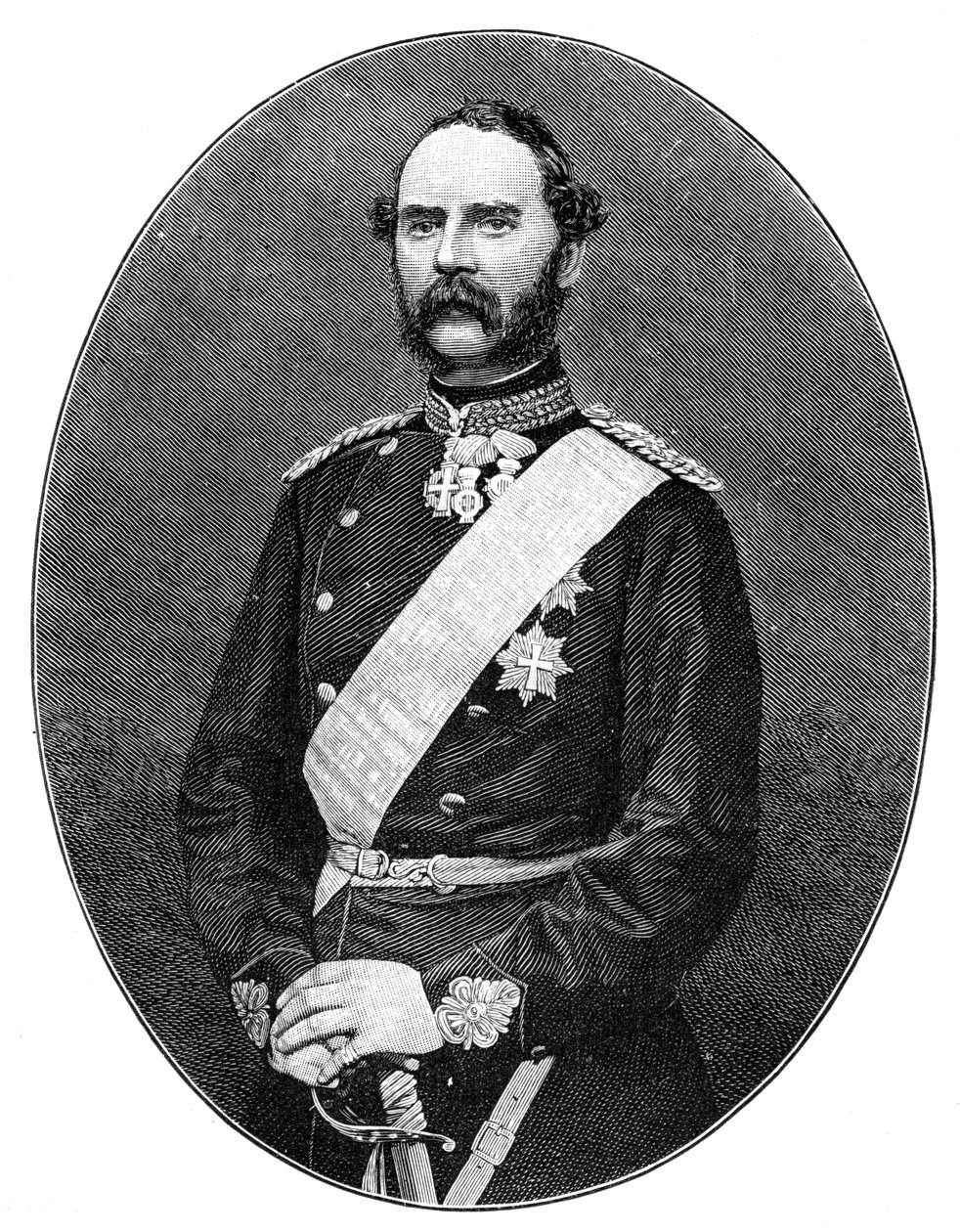 Re Cristiano IX di Danimarca 1818-1906 da Unbekannt