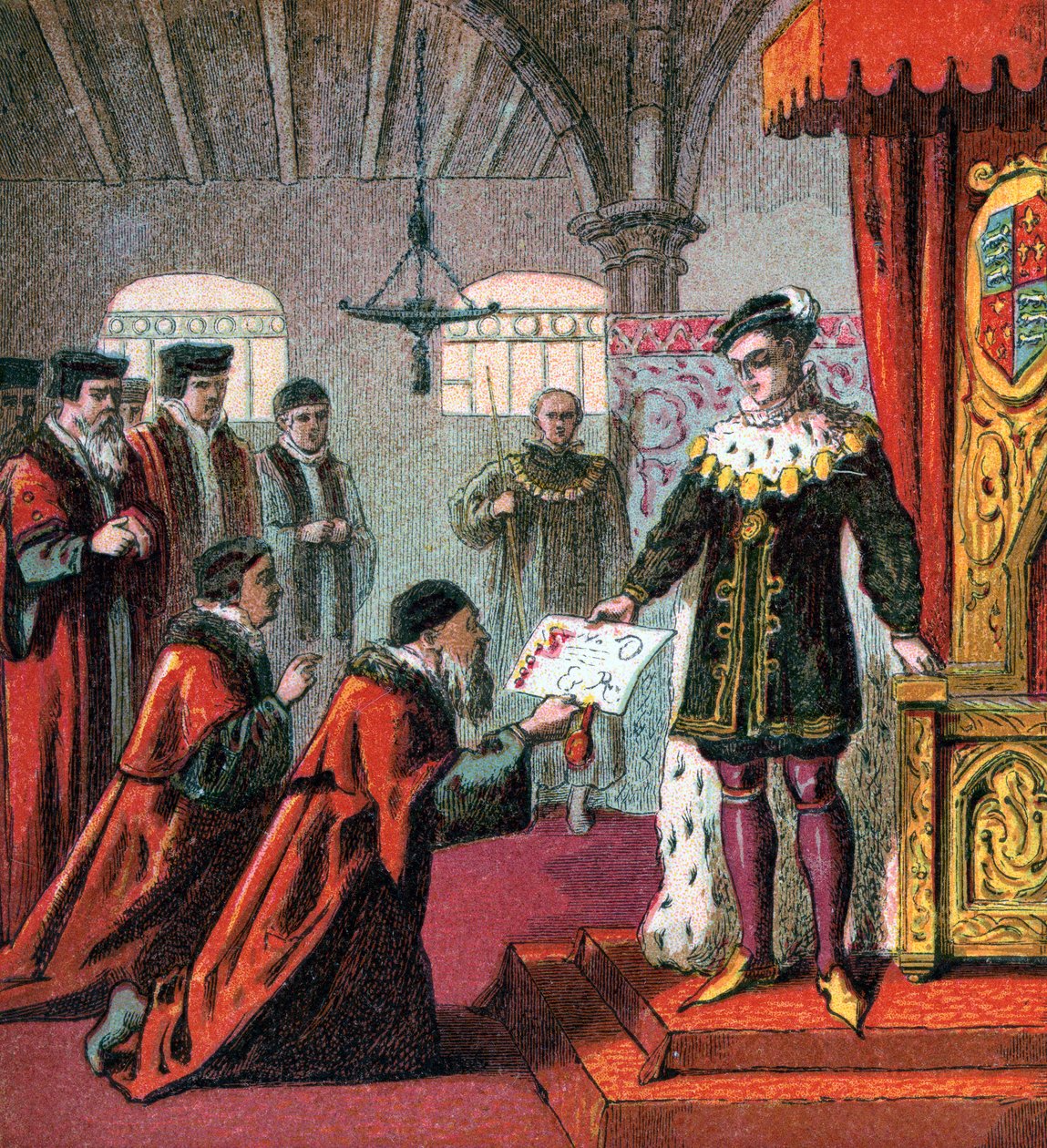 Re Edoardo VI, 1547, c1850 da Unbekannt