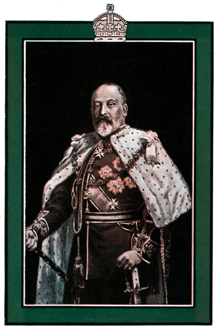 Re Edoardo VII 1841-1910, 1902-1903 da Unbekannt