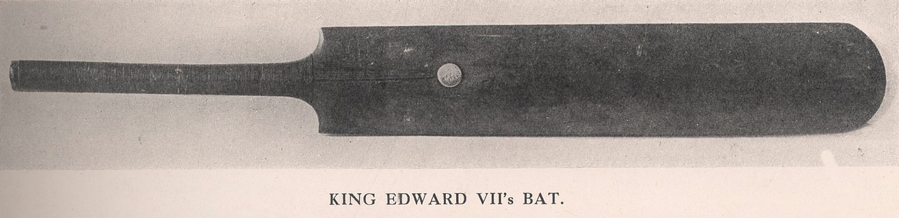 Mazza da cricket di re Edoardo VII, 1912 da Unbekannt