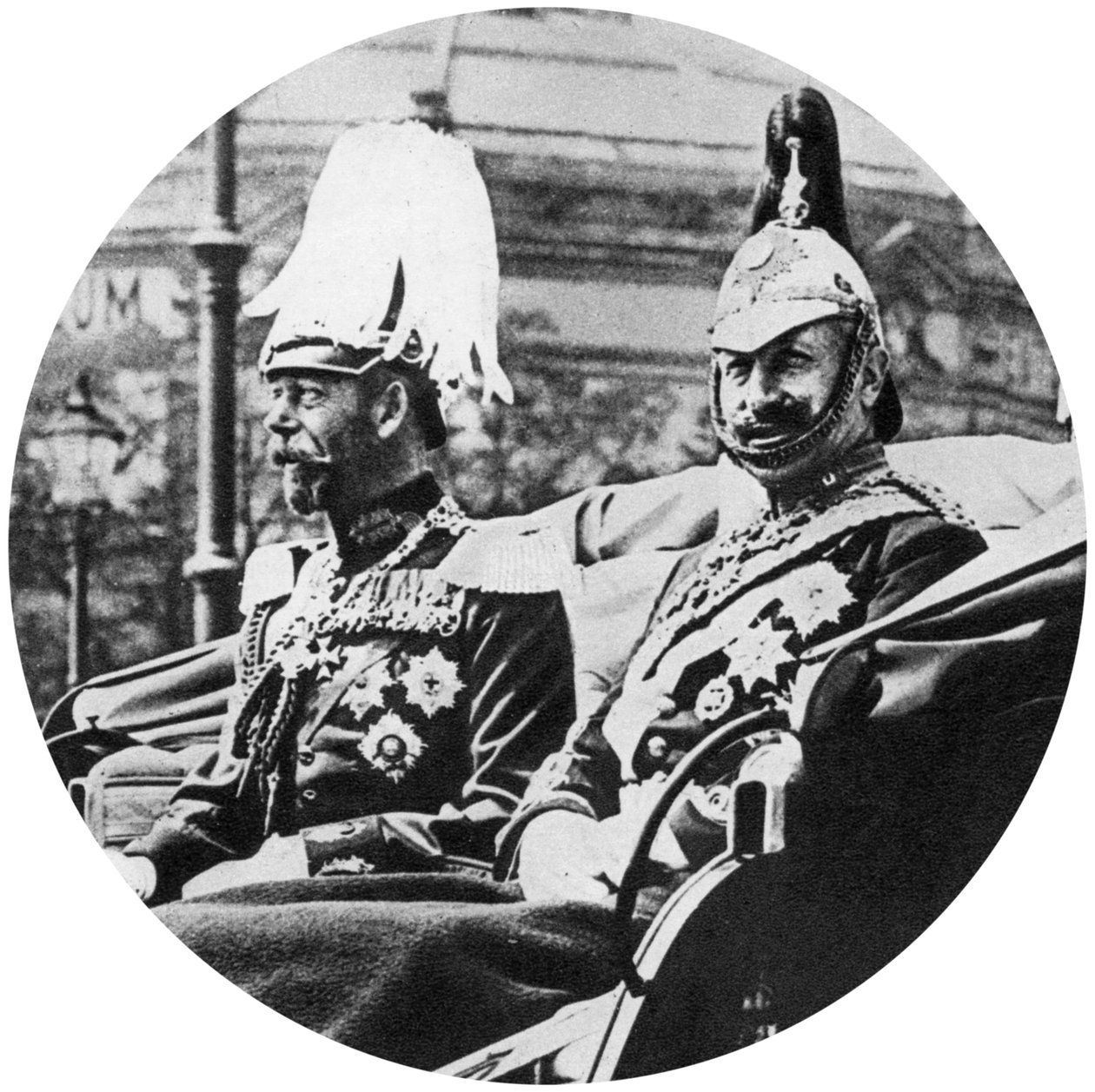Re Giorgio V di Gran Bretagna e il Kaiser tedesco, Berlino, 1913 da Unbekannt