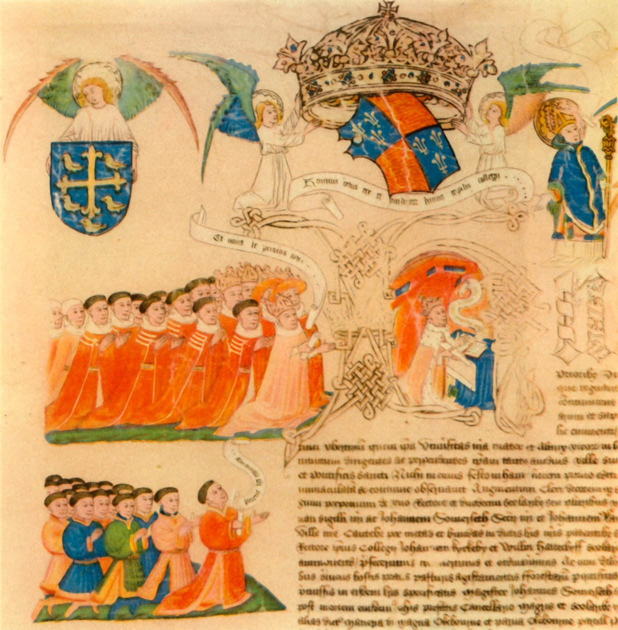 Re Enrico VI con i rappresentanti dei Lord e dei Comuni, 1446, 1947 da Unbekannt