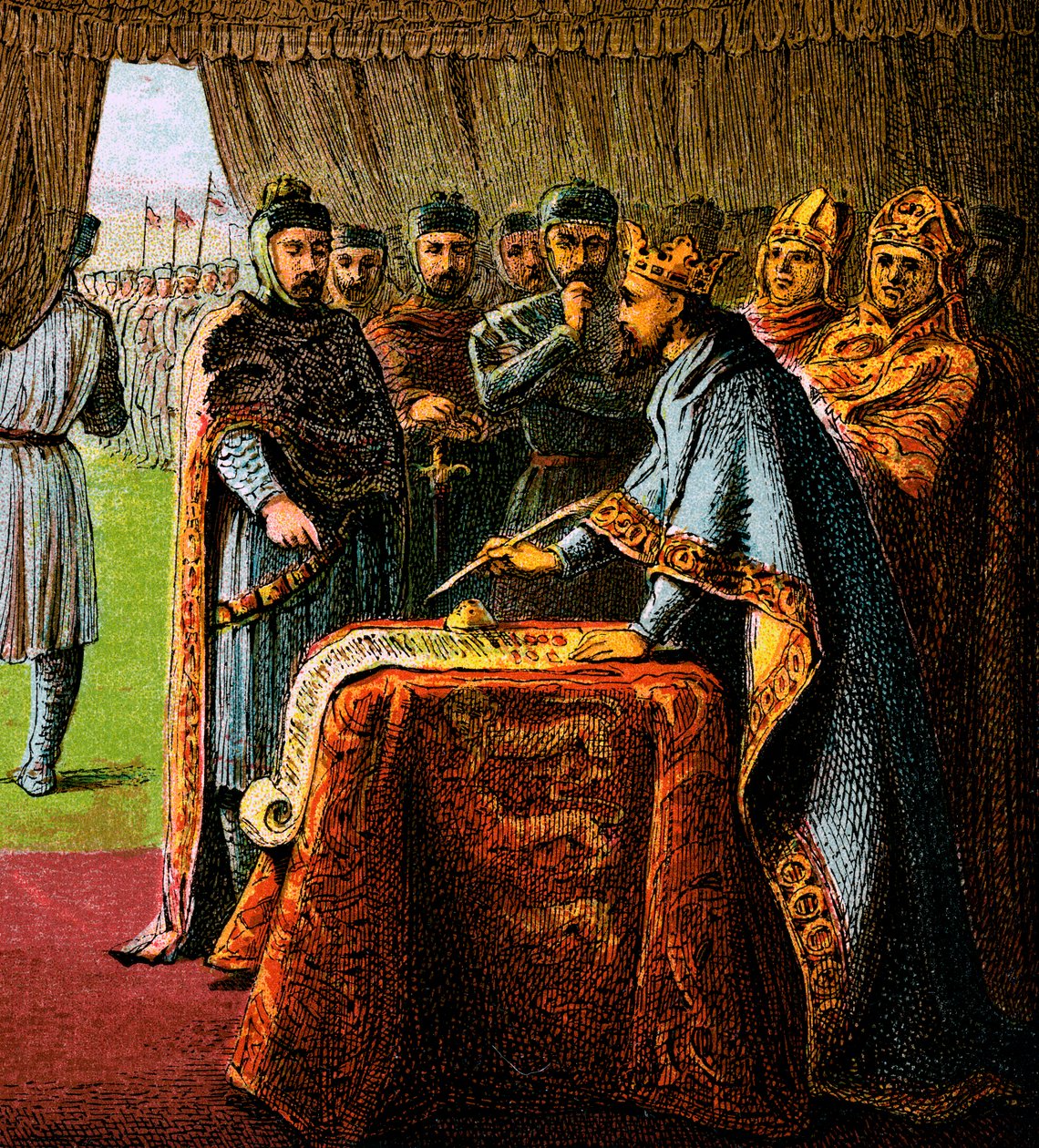 Re Giovanni e la Magna Carta da Unbekannt